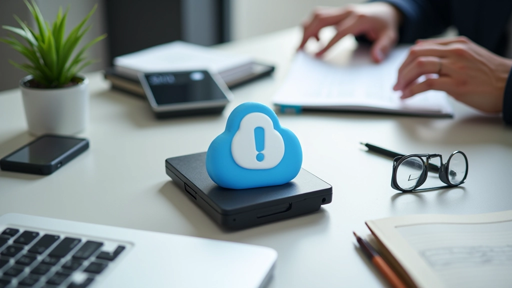 Diagrama de estrategia de backup con múltiples copias de seguridad, nube y almacenamiento local integrados