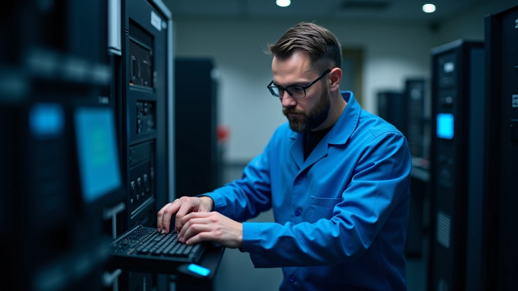 Profesional trabajando en recuperación de datos